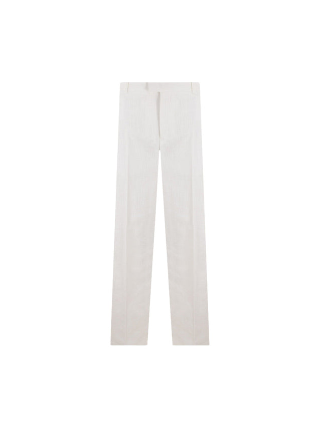 Cotton Straight-leg Pants-BOTTEGA VENETA-JOHN JULIA