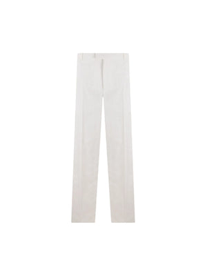 Cotton Straight-leg Pants-BOTTEGA VENETA-JOHN JULIA