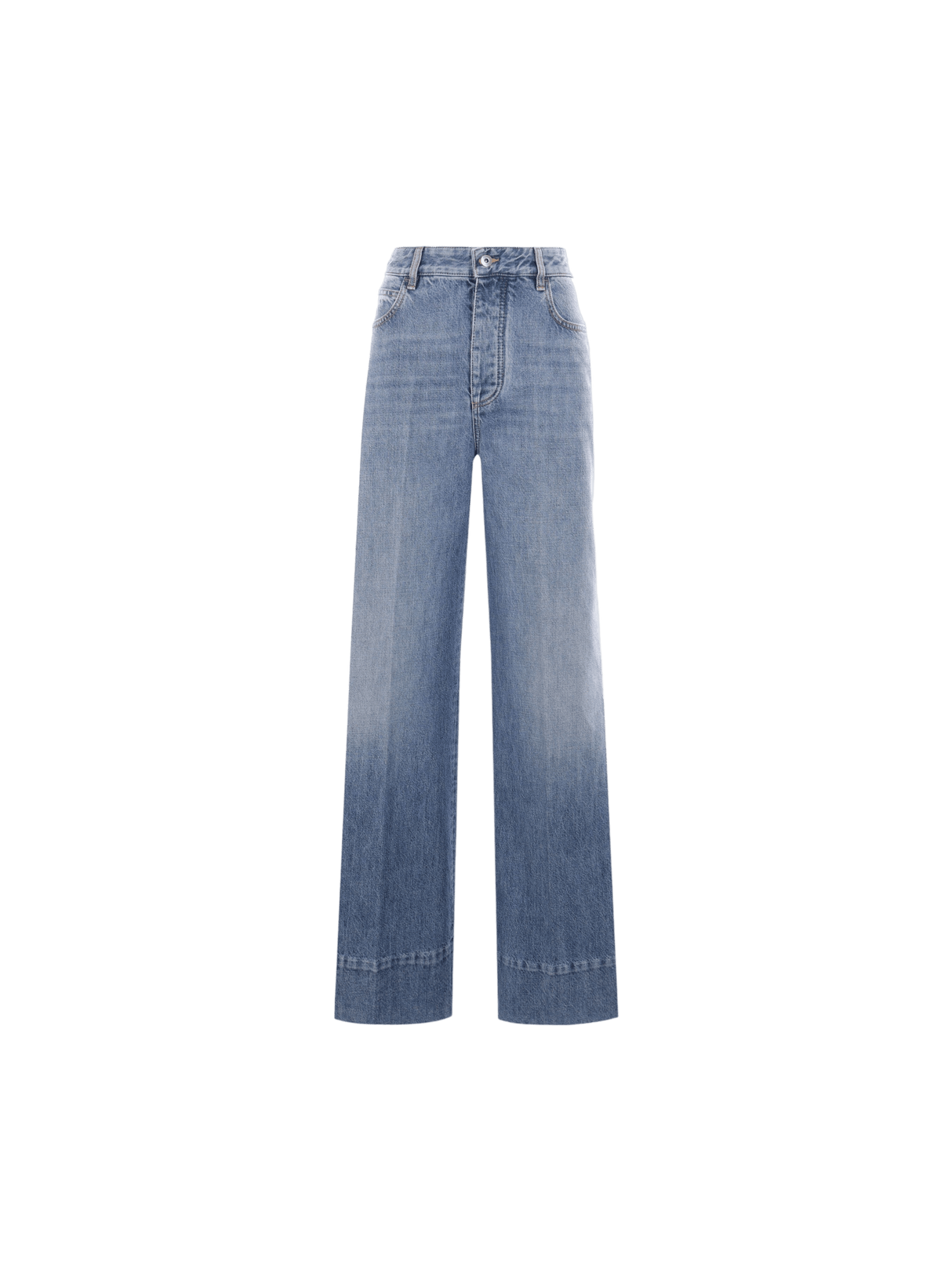 Denim Flared Jeans-BOTTEGA VENETA-JOHN JULIA