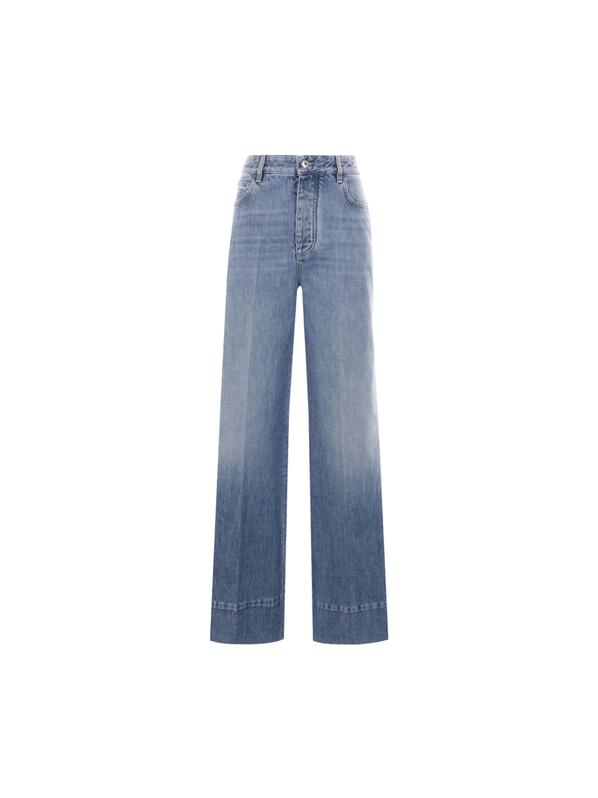 Denim Flared Jeans-BOTTEGA VENETA-JOHN JULIA