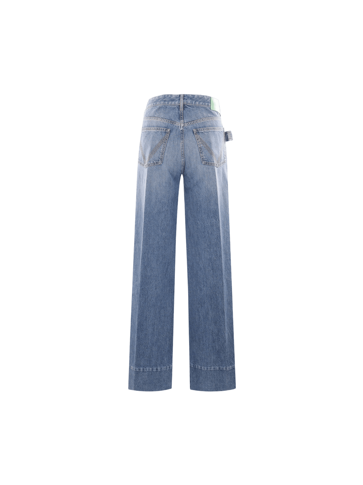 Denim Flared Jeans-BOTTEGA VENETA-JOHN JULIA