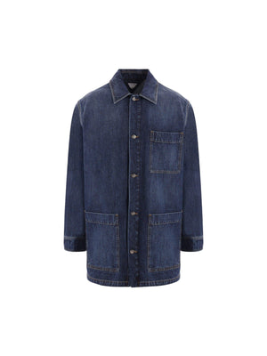 Denim Jacket-BOTTEGA VENETA-JOHN JULIA