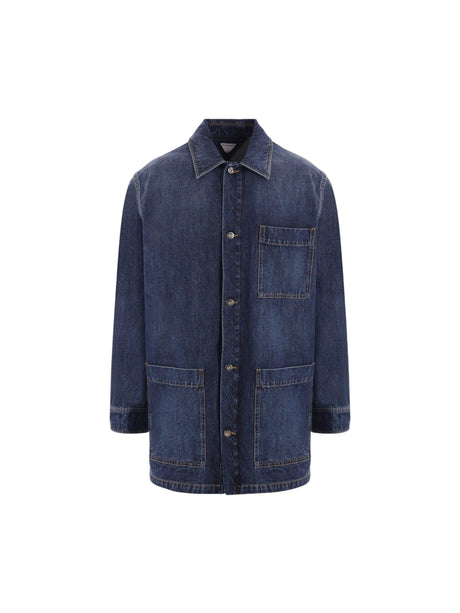 Denim Jacket-BOTTEGA VENETA-JOHN JULIA