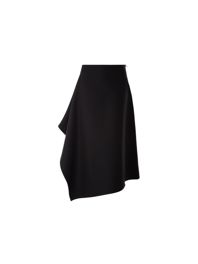 Double Canvas Asymmetric Skirt-BOTTEGA VENETA-JOHN JULIA