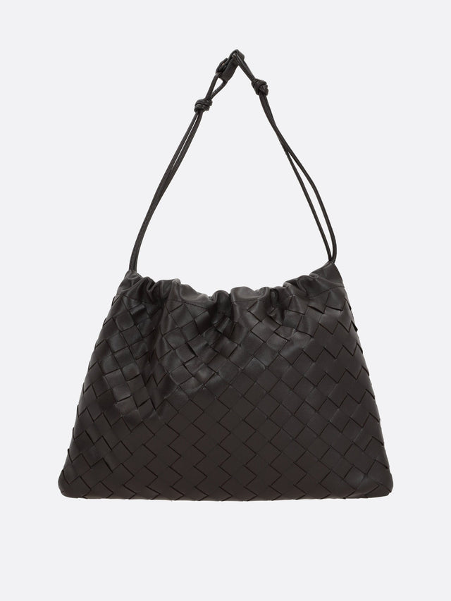 Dustbag Medium Shoulder Bag In Intrecciato 15-BOTTEGA VENETA-JOHN JULIA