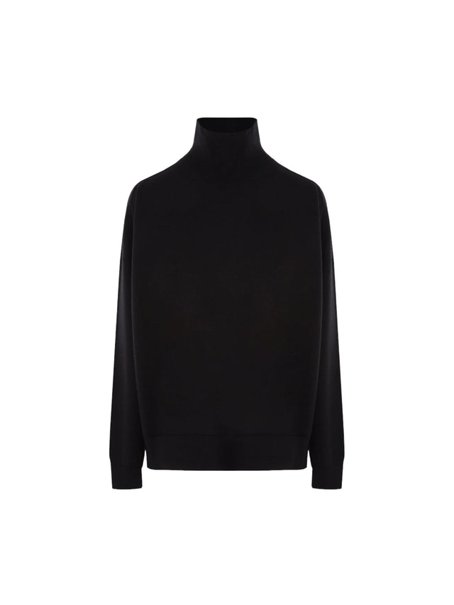 Embroidered Wool Turtleneck-BOTTEGA VENETA-JOHN JULIA