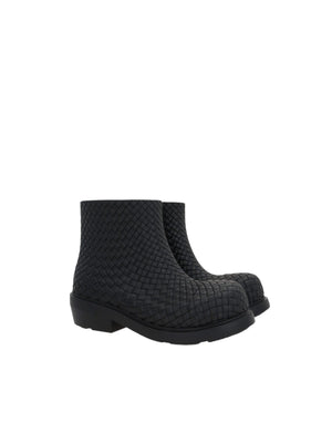 BOTTEGA VENETA-Fireman Biodegradable Rubber Ankle Boots-JOHN JULIA