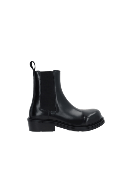 Fireman Brushed Leather Chelsea Boots-BOTTEGA VENETA-JOHN JULIA