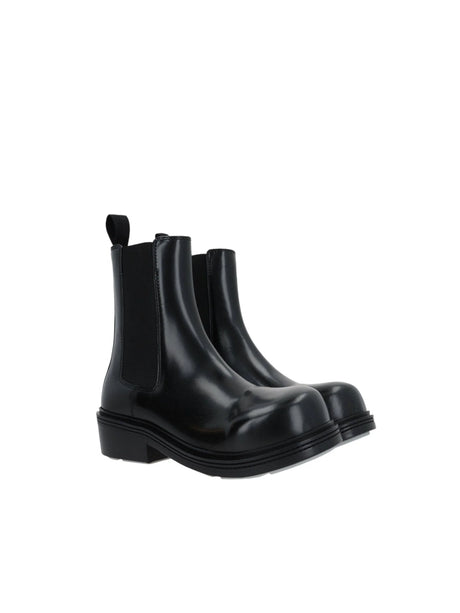 Fireman Brushed Leather Chelsea Boots-BOTTEGA VENETA-JOHN JULIA