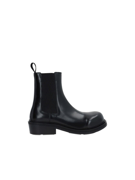 Fireman Brushed Leather Chelsea Boots-BOTTEGA VENETA-JOHN JULIA