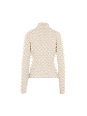 Fish Scale Wool Blend Sweater-BOTTEGA VENETA-JOHN JULIA