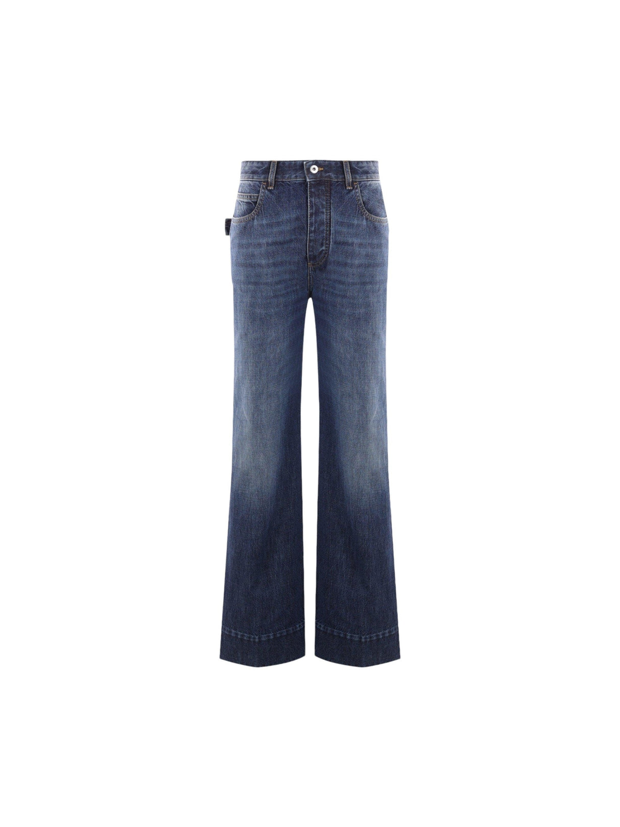 Flared Denim Jeans-BOTTEGA VENETA-JOHN JULIA