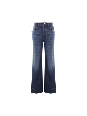 Flared Denim Jeans-BOTTEGA VENETA-JOHN JULIA