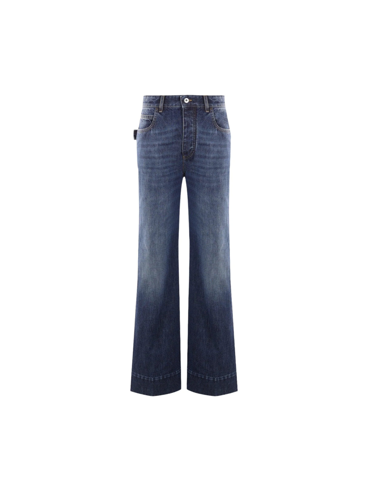 Flared Denim Jeans-BOTTEGA VENETA-JOHN JULIA