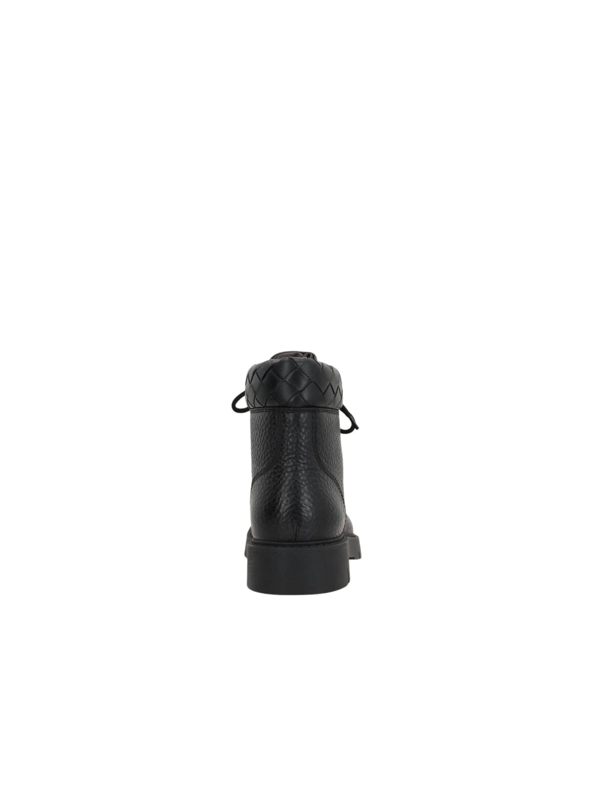 Haddock Grainy Leather Combat Boots-BOTTEGA VENETA-JOHN JULIA