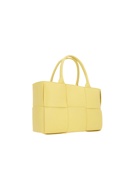 BOTTEGA VENETA-Intrecciato Lambskin Arco Small Tote-JOHN JULIA