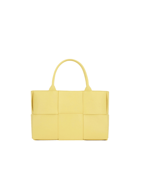 BOTTEGA VENETA-Intrecciato Lambskin Arco Small Tote-JOHN JULIA