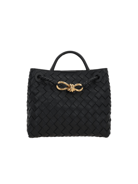 Intrecciato Lambskin Medium Andiamo Handbag-BOTTEGA VENETA-JOHN JULIA