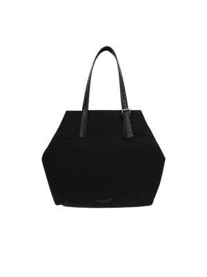 Intrecciato Leather and Nylon Tote Bag-BOTTEGA VENETA-JOHN JULIA