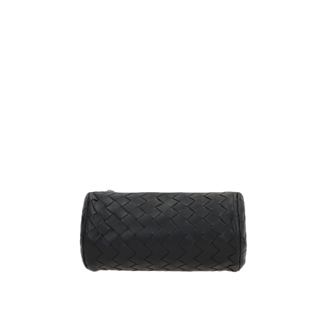 Intrecciato Leather Barrel Mini Crossbody Bag-BOTTEGA VENETA-JOHN JULIA