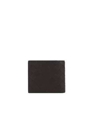 Intrecciato Leather Bi-Fold Wallet-BOTTEGA VENETA-JOHN JULIA