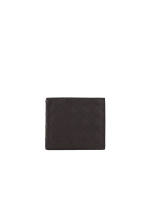 Intrecciato Leather Bi-Fold Wallet-BOTTEGA VENETA-JOHN JULIA