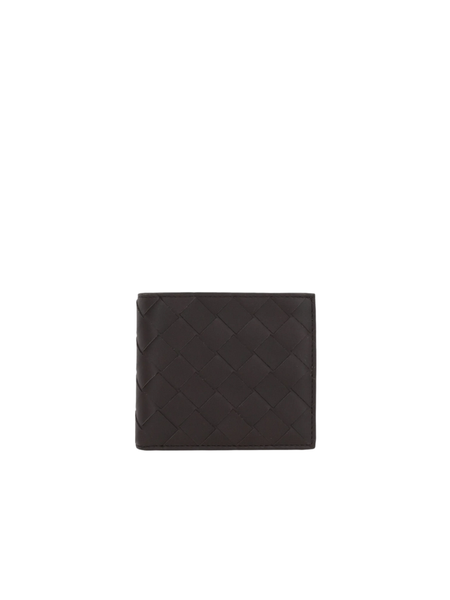 Intrecciato Leather Bi-Fold Wallet-BOTTEGA VENETA-JOHN JULIA