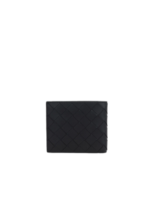 Intrecciato Leather Bi-Fold Wallet-BOTTEGA VENETA-JOHN JULIA