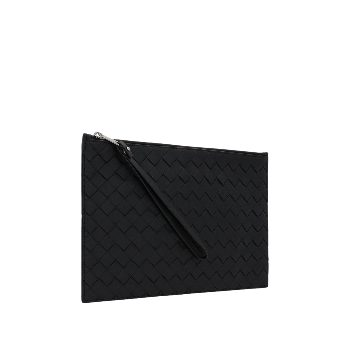 Intrecciato Leather Clutch-BOTTEGA VENETA-JOHN JULIA