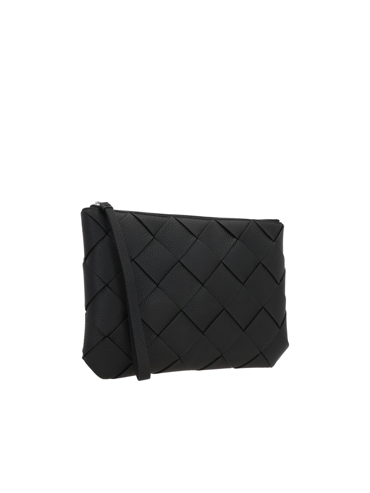 Intrecciato Leather Diago Large Clutch-BOTTEGA VENETA-JOHN JULIA