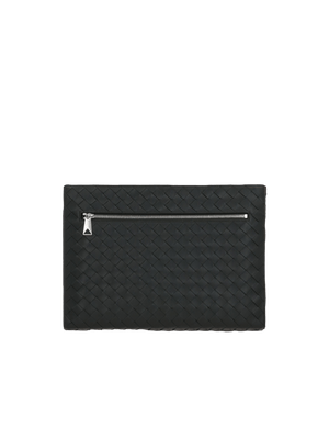 BOTTEGA VENETA-Intrecciato Leather Document Case-JOHN JULIA