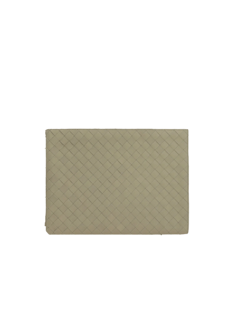 Intrecciato Leather Document Holder-BOTTEGA VENETA-JOHN JULIA