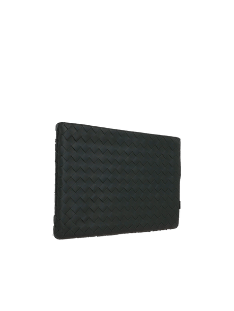 Intrecciato Leather Document Holder-BOTTEGA VENETA-JOHN JULIA