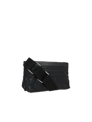 Intrecciato Leather Duo Crossbody Bag-BOTTEGA VENETA-JOHN JULIA