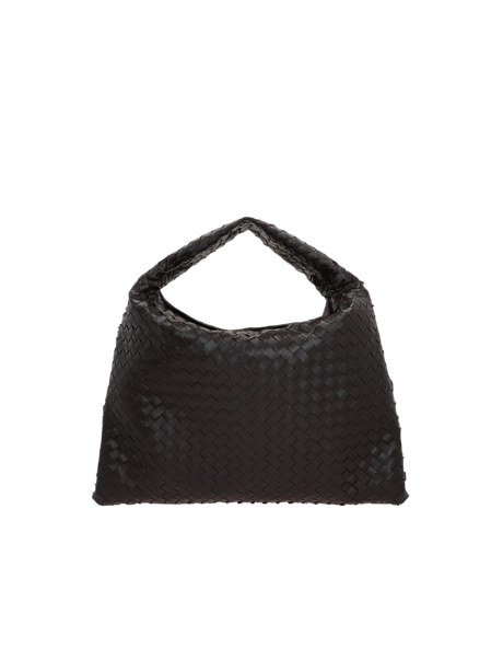 Intrecciato Leather Hop Large Hobo Bag-BOTTEGA VENETA-JOHN JULIA