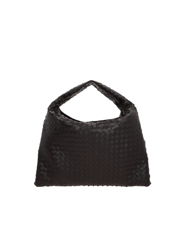 Intrecciato Leather Hop Large Hobo Bag-BOTTEGA VENETA-JOHN JULIA