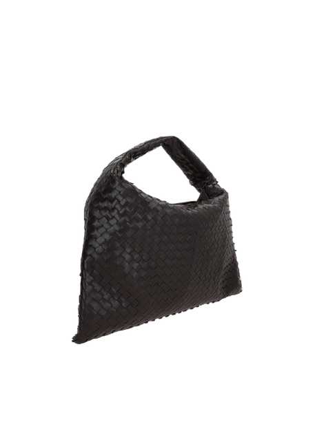 Intrecciato Leather Hop Large Hobo Bag-BOTTEGA VENETA-JOHN JULIA