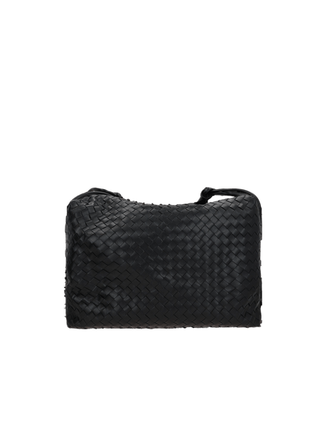 Intrecciato Leather Loop Large Weekend Bag-BOTTEGA VENETA-JOHN JULIA