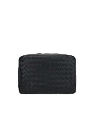 BOTTEGA VENETA-Intrecciato Leather Medium Camera Bag-JOHN JULIA