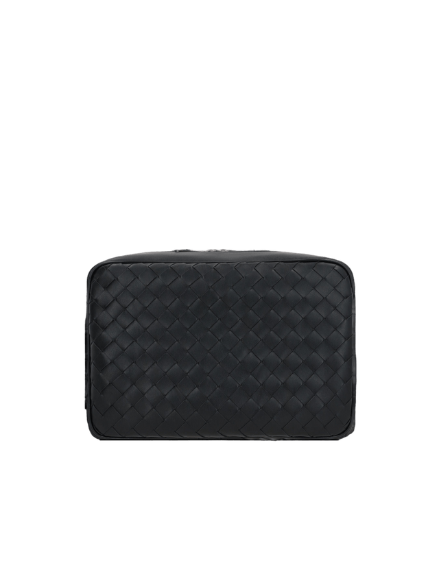 BOTTEGA VENETA-Intrecciato Leather Medium Camera Bag-JOHN JULIA