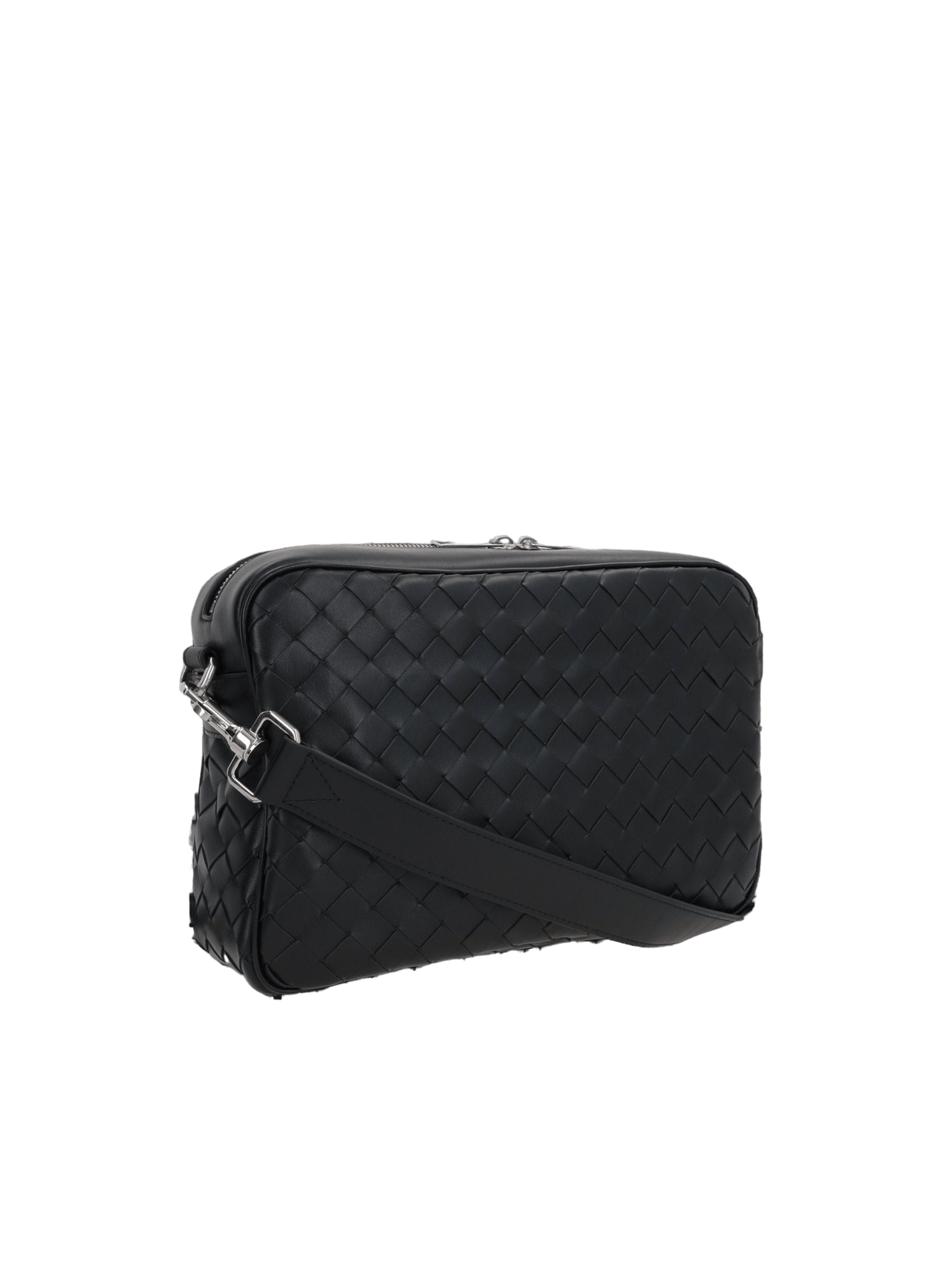 BOTTEGA VENETA-Intrecciato Leather Medium Camera Bag-JOHN JULIA