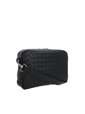 BOTTEGA VENETA-Intrecciato Leather Medium Camera Bag-JOHN JULIA