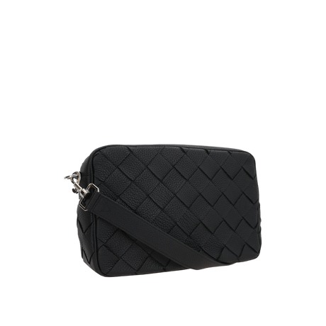 Intrecciato Leather Medium Camera Bag-BOTTEGA VENETA-JOHN JULIA