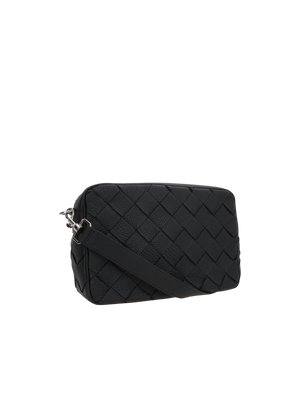 Intrecciato Leather Medium Camera Bag-BOTTEGA VENETA-JOHN JULIA