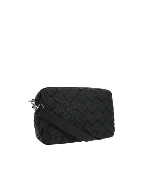 Intrecciato Leather Medium Camera Bag-BOTTEGA VENETA-JOHN JULIA