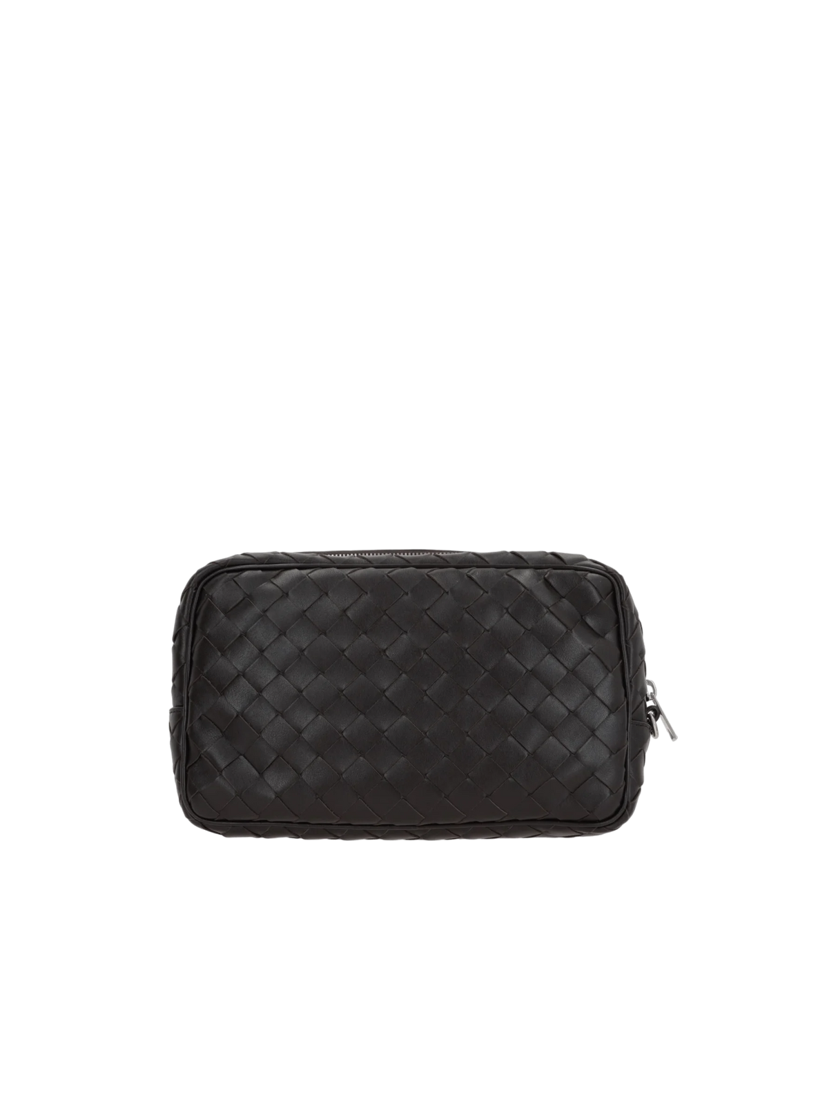 Intrecciato Leather Pouch-BOTTEGA VENETA-JOHN JULIA