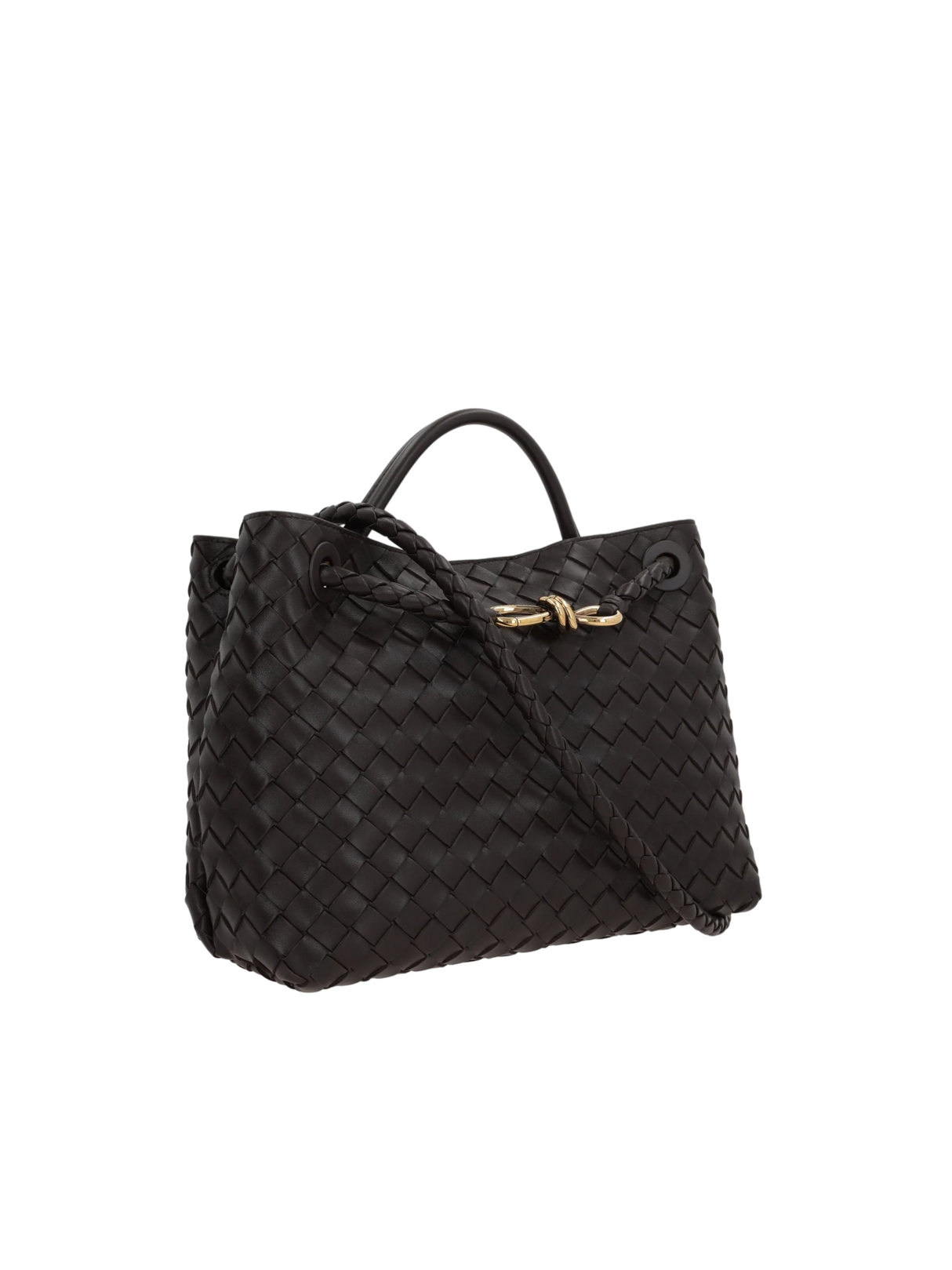 Intrecciato Nappa Andiamo Medium Handbag-BOTTEGA VENETA-JOHN JULIA