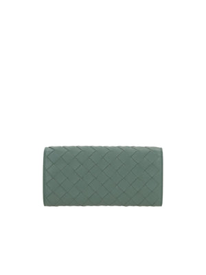 Intrecciato Nappa Continental Wallet-BOTTEGA VENETA-JOHN JULIA