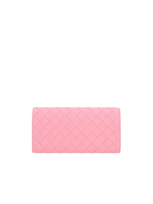 Intrecciato Nappa Continental Wallet-BOTTEGA VENETA-JOHN JULIA