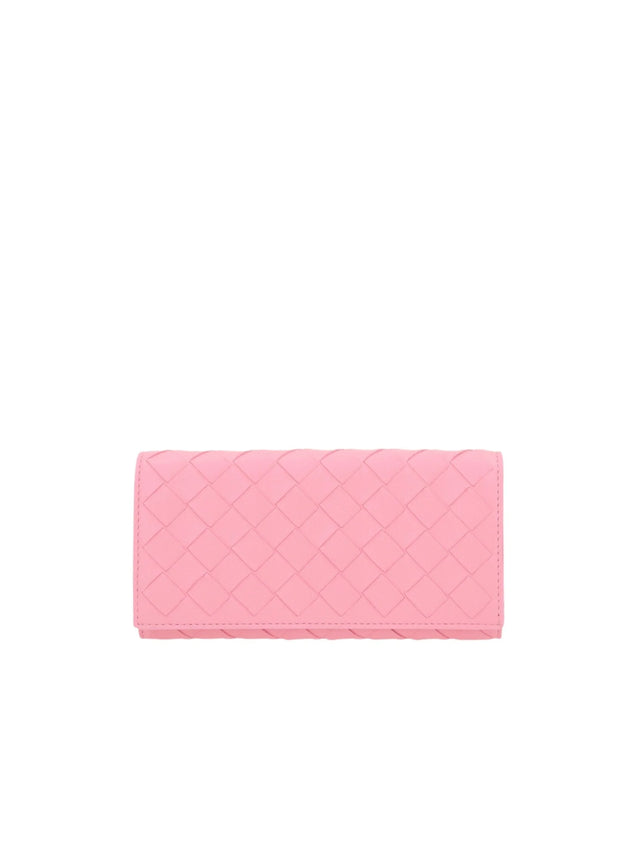 Intrecciato Nappa Continental Wallet-BOTTEGA VENETA-JOHN JULIA